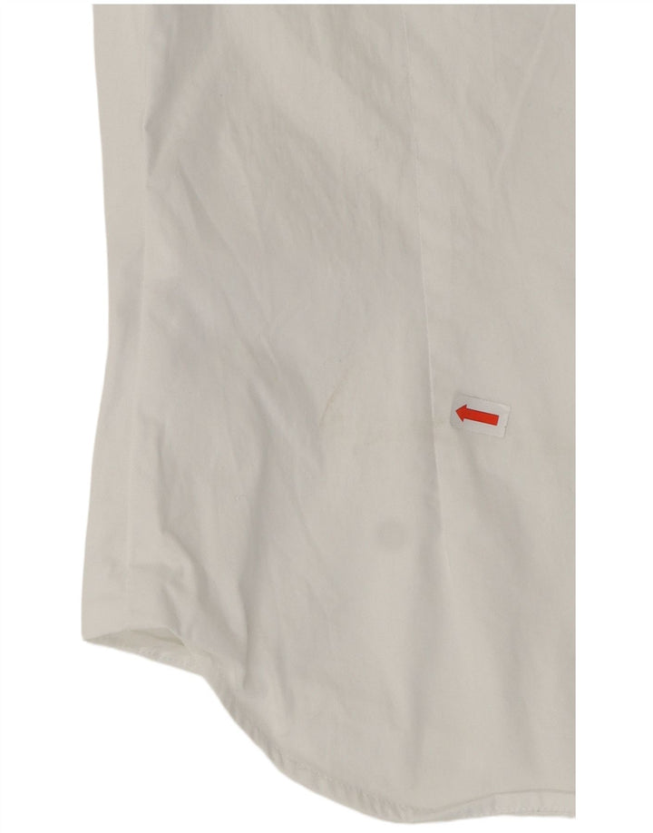 Γυναικείο Επίσημο Πουκάμισο ZARA UK 10 Small White Βαμβακερό