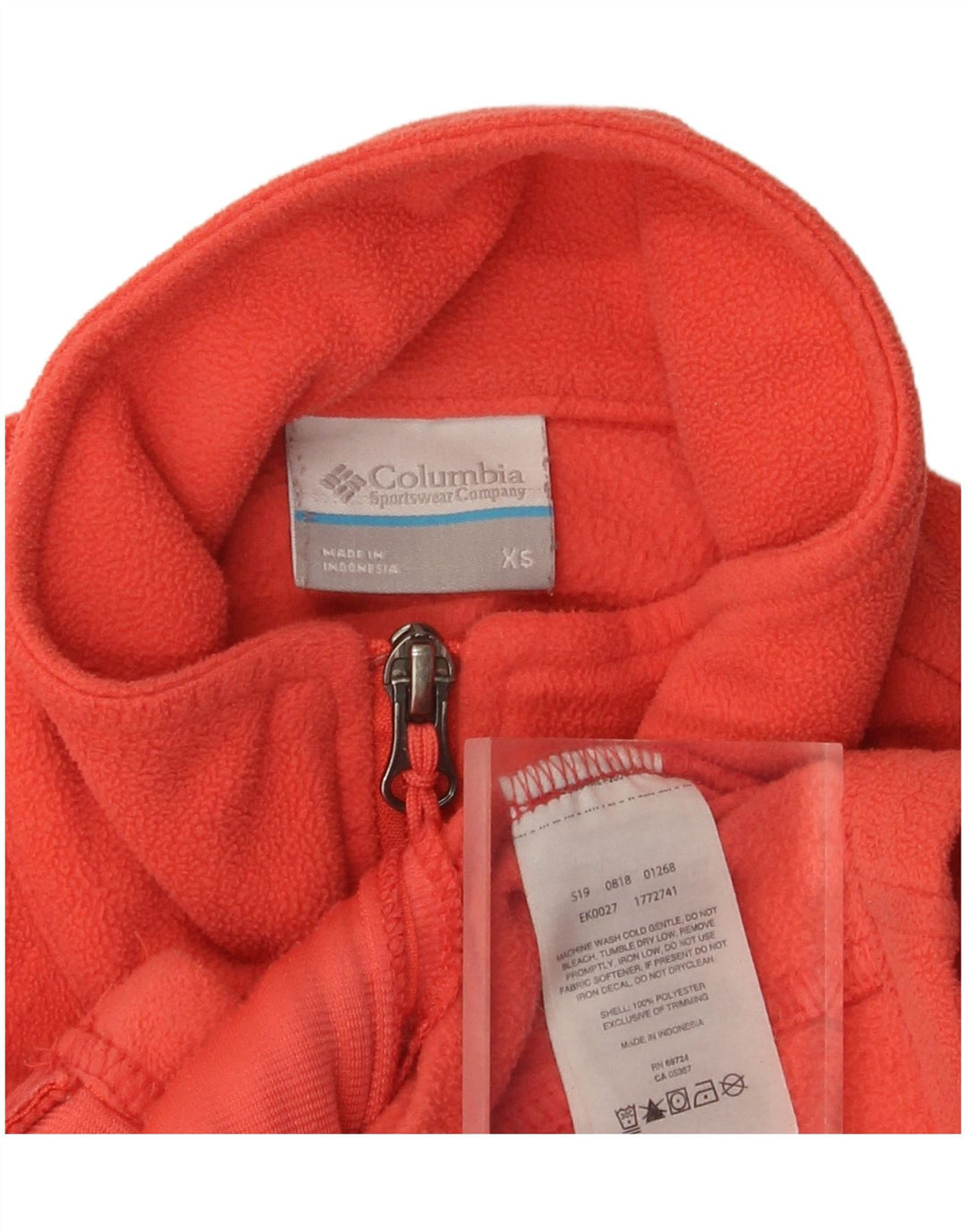 Columbia Γυναικείο Fleece Jacket UK 6 XS Pink Polyester