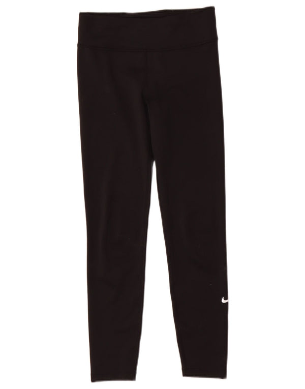Κολάν Nike Girls Dri Fit 10-11 ετών μεσαίο μαύρο πολυεστέρα
