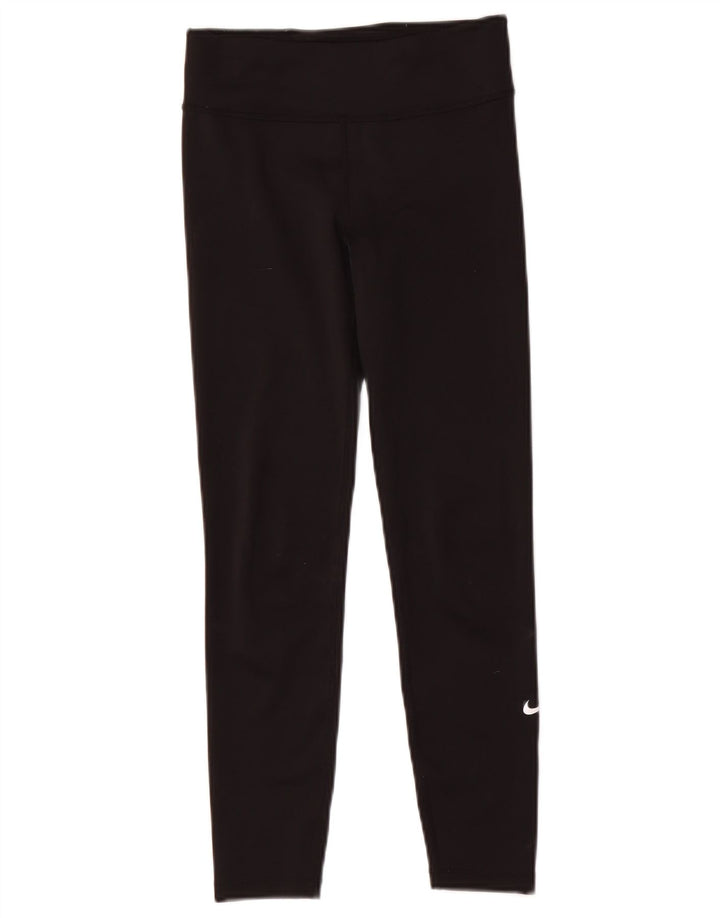 Κολάν Nike Girls Dri Fit 10-11 ετών μεσαίο μαύρο πολυεστέρα