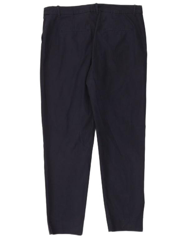 Marks & Spencer Γυναικείο ψηλόμεσο παντελόνι Chino UK 16 Large W34 L28 Navy B
