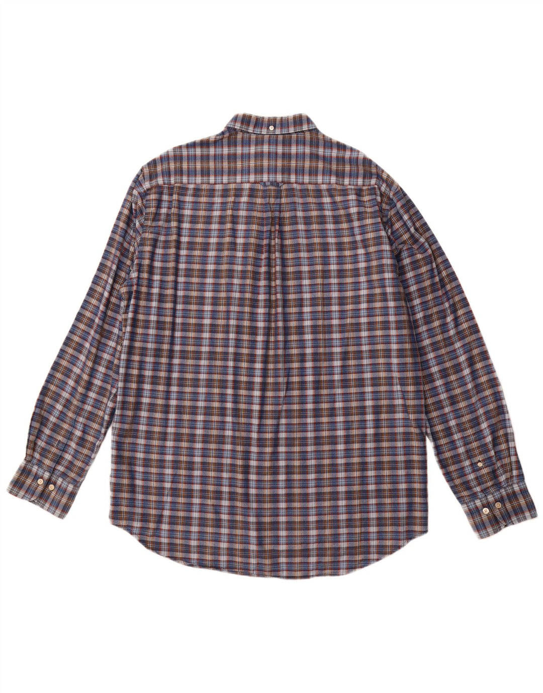 Ανδρικό πουκάμισο GANT Regular Fit Size 43/44 17 1/2 XL Navy Blue Check Cotton