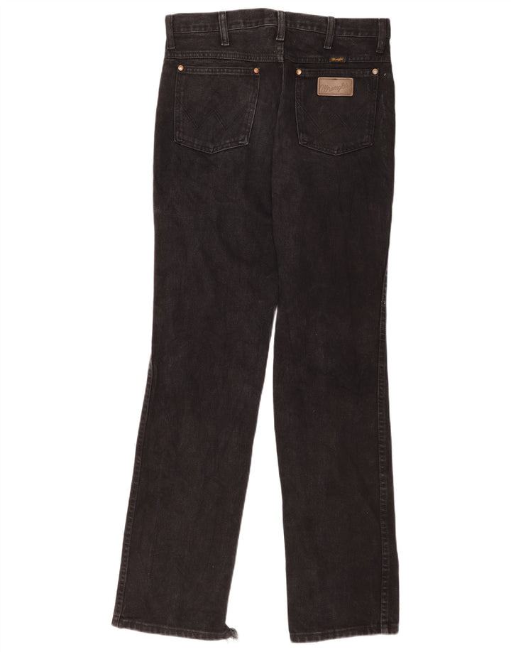 Γυναικείο ίσιο τζιν Wrangler W31 L34 Μαύρο βαμβακερό