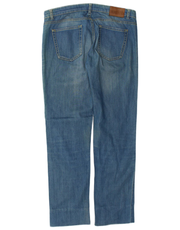 Zara γυναικεία στραβά τζιν EU 40 Medium W30 L29 Μπλε βαμβακερό