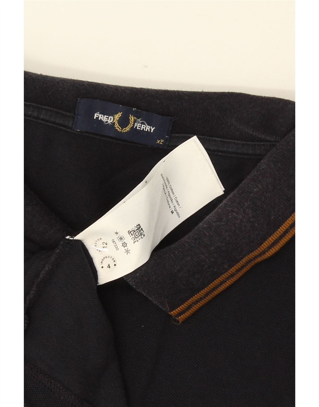 Fred Perry Ανδρικό πουκάμισο Polo XL Navy Blue Cotton