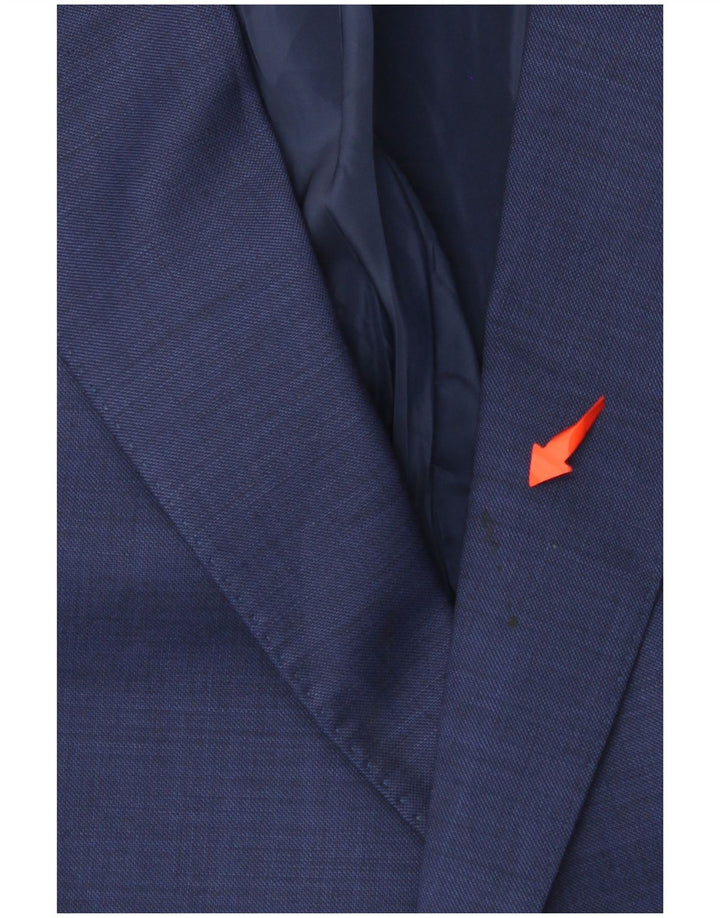 TOMMY HILFIGER Ανδρικό σακάκι με 2 κουμπιά μπλέιζερ IT 50 Μεγάλο Μαλλί Navy Blue