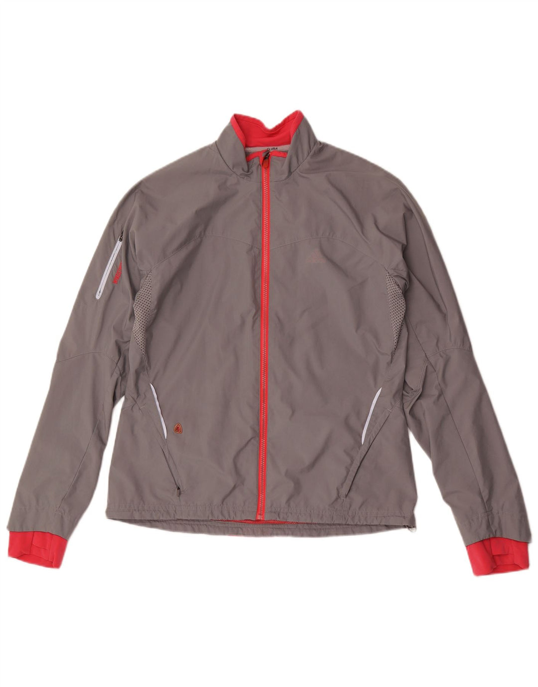 Γυναικεία αθλητική φόρμα Adidas Top Jacket UK 16 Large Grey Colourblock Polyester