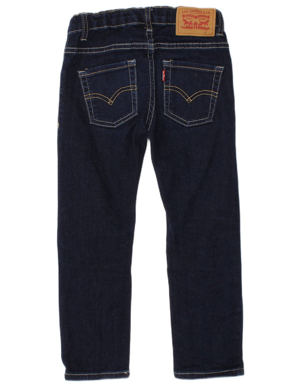Levi's Boys 510 Skinny Jeans 3-4 ετών W22 L17 Navy Blue