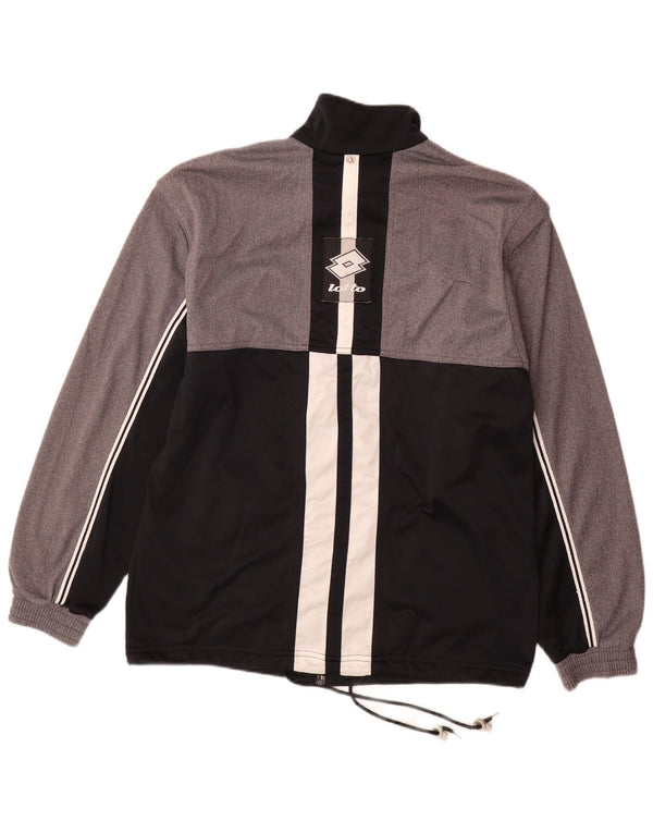 Ανδρική φόρμα Lotto Top Jacket UK 40/42 Large Grey Colourblock Polyester