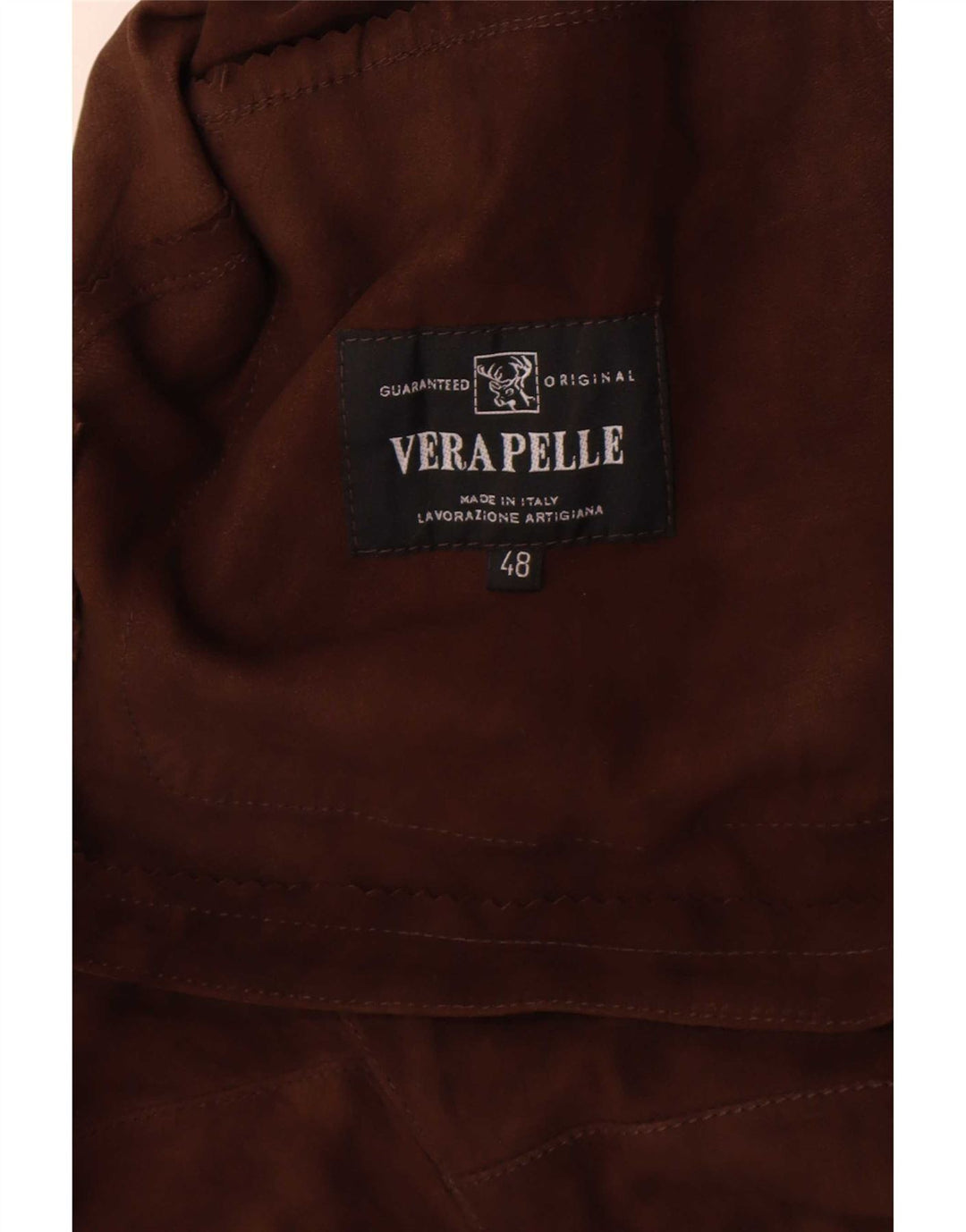 Vintage Γυναικείο Suede Jacket IT 48 XL Καφέ Δερμάτινο