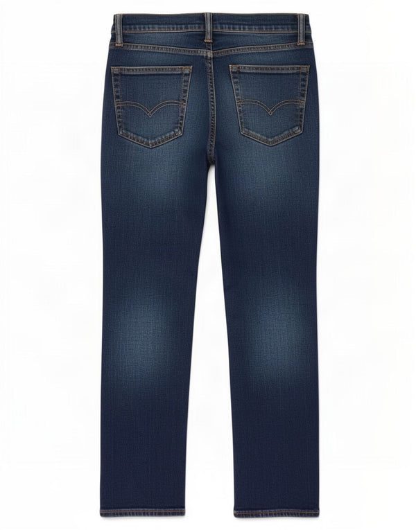 Levi's Mens Distressed Slim Jeans W32 L27 Μπλε βαμβακερό