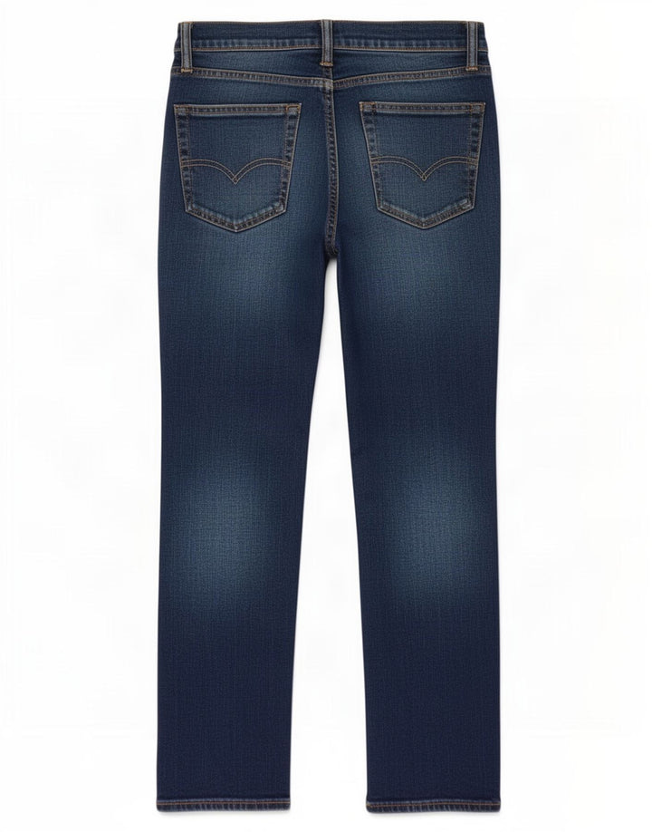 Levi's Mens Distressed Slim Jeans W32 L27 Μπλε βαμβακερό