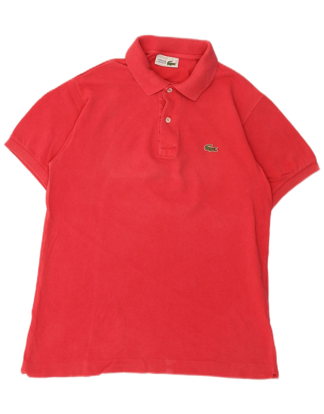 Ανδρικό πουκάμισο πόλο Lacoste, μέγεθος 3, μικρό ροζ βαμβακερό