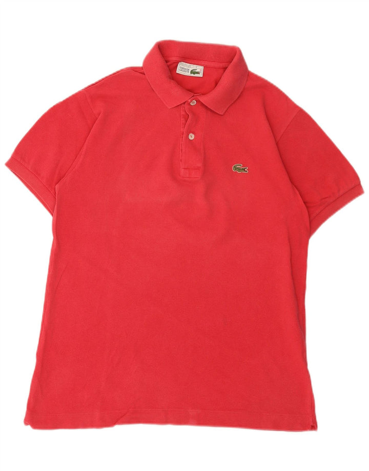 Ανδρικό πουκάμισο πόλο Lacoste, μέγεθος 3, μικρό ροζ βαμβακερό