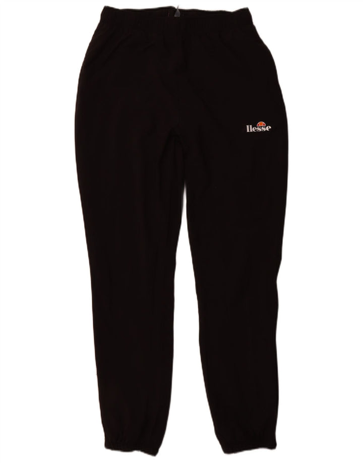 Γυναικεία αθλητική φόρμα ELLESSE Παντελόνι Joggers UK 12 μεσαίο μαύρο βαμβακερό