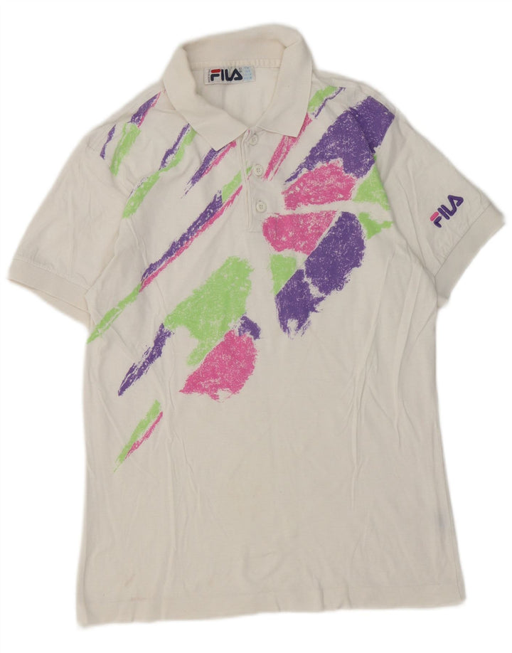 Fila Boys Polo πουκάμισο 13-14 ετών Λευκό Colourblock Polyester