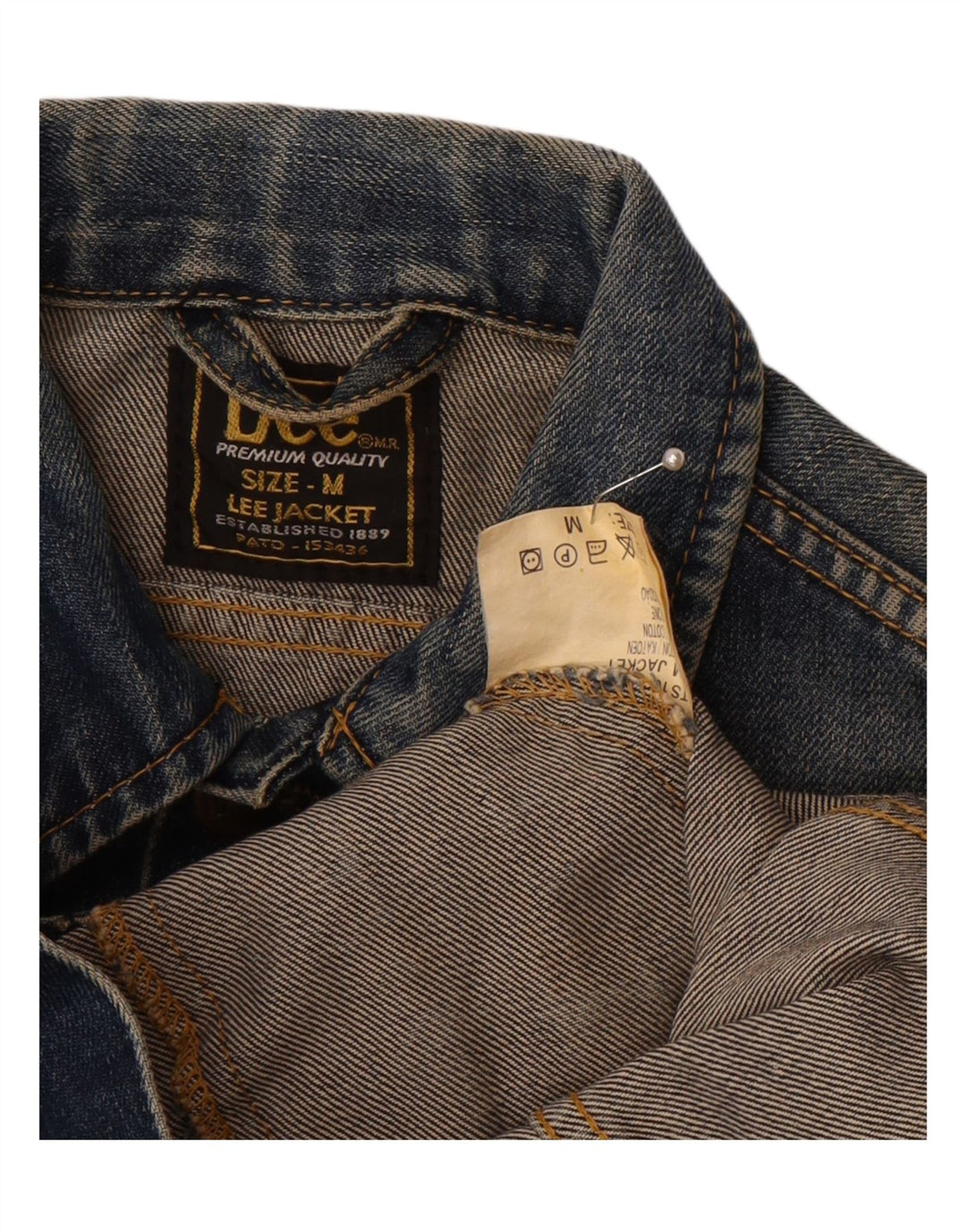 LEE Womens Denim Jacket UK 12 Medium Blue Cotton Vintage Lee and Second-Hand Lee from Messina Hembry 