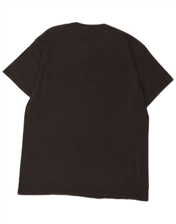 Ανδρικό γραφικό T-Shirt Reebok Top Large Μαύρο