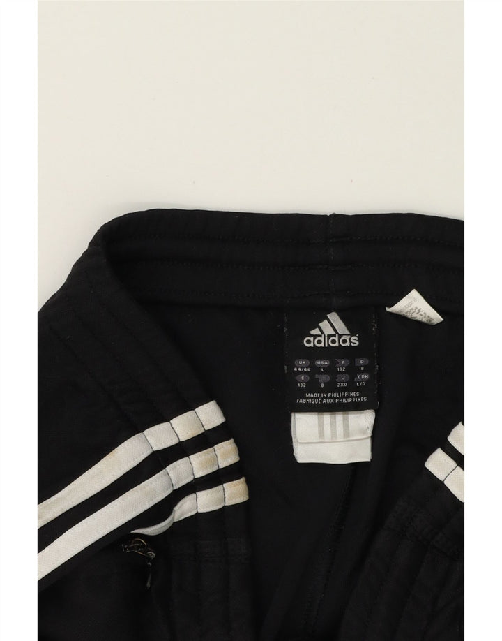 ADIDAS Mens Tracksuit Trousers UK 44/46 Large  Black Polyester Vintage Adidas and Second-Hand Adidas from Messina Hembry 