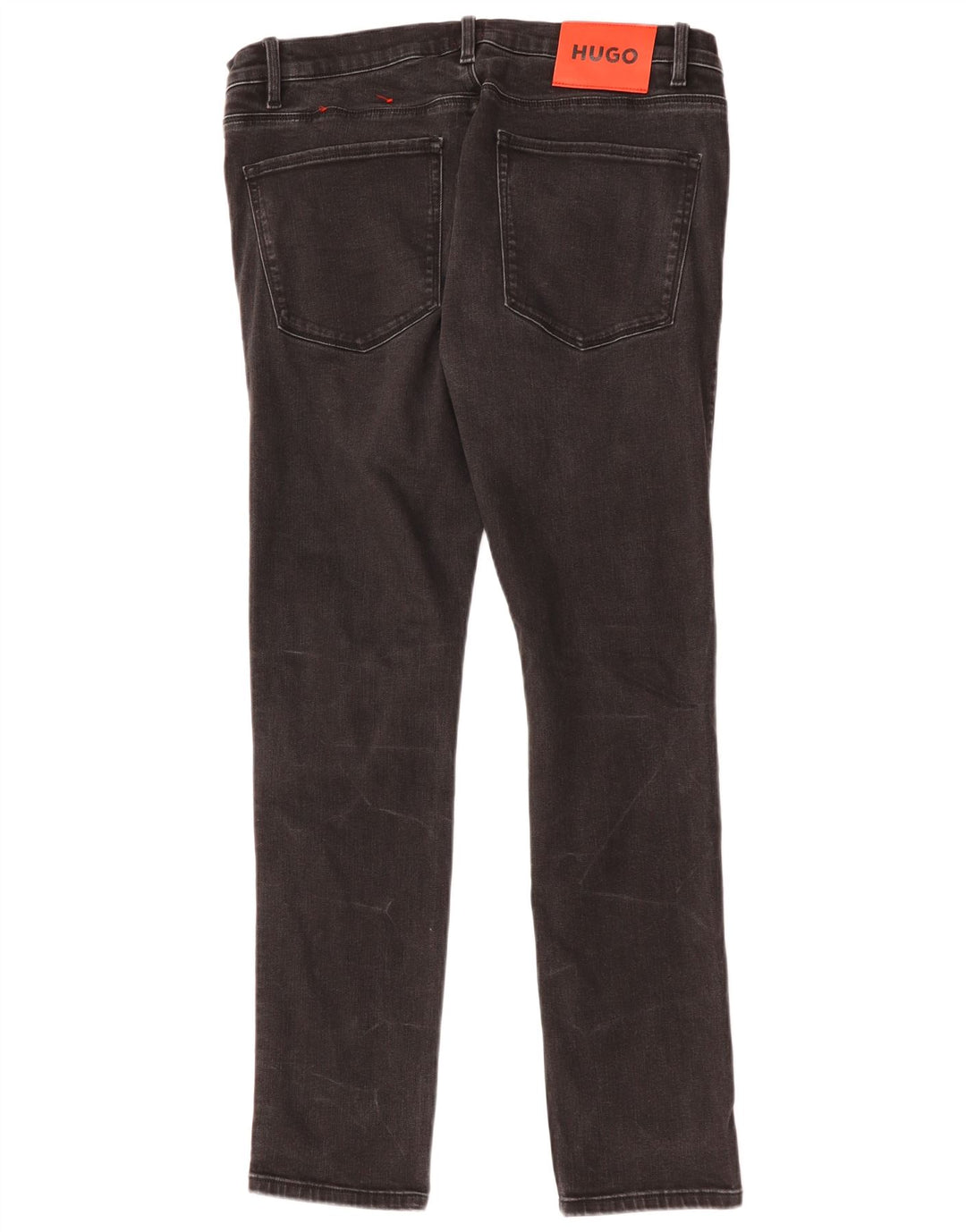 Ανδρικό Slim Jeans HUGO BOSS W34 L32 Μαύρο βαμβακερό