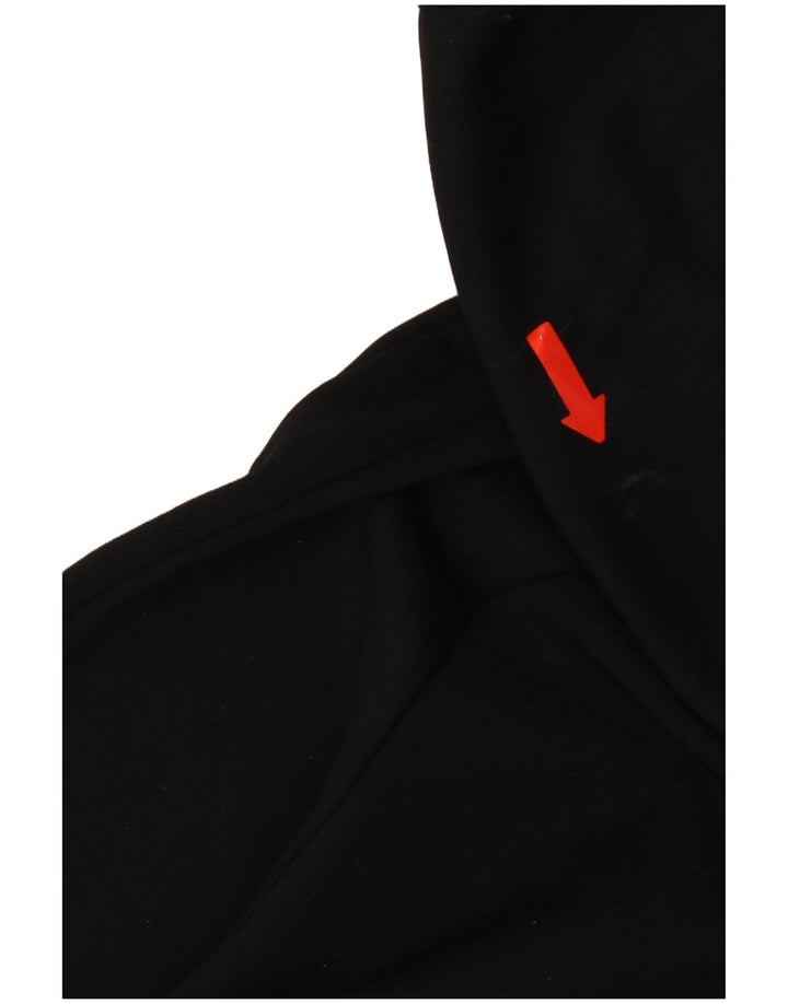 Ανδρικά κουκούλα Nike Dri Fit, μεσαίο μαύρο πολυεστέρας