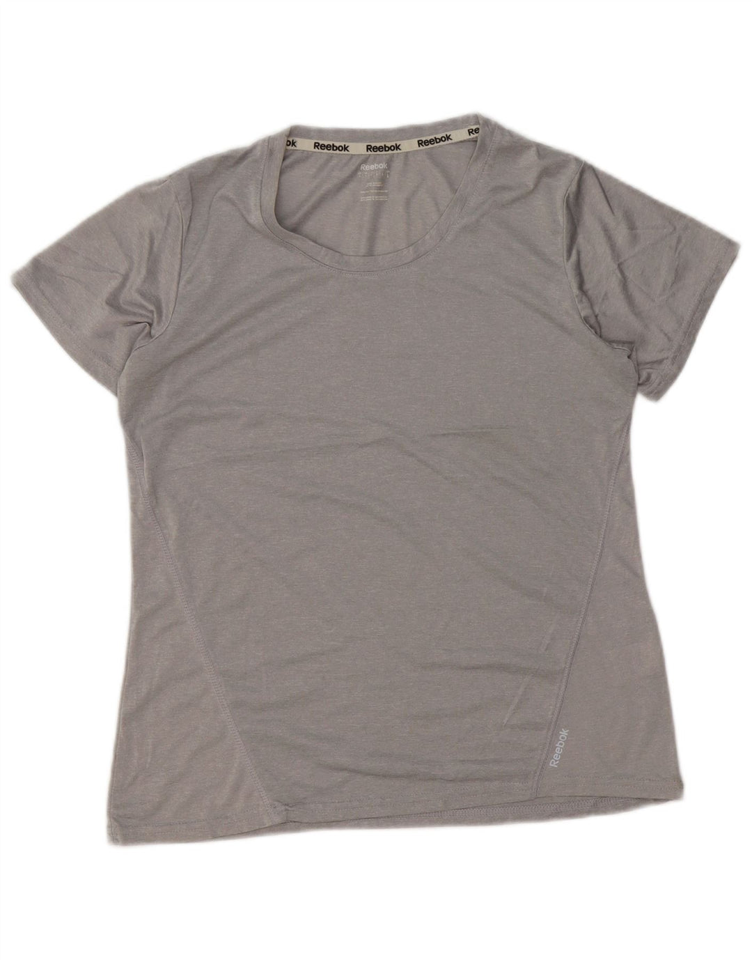 REEBOK Γυναικείο T-Shirt Top UK 16 Large Grey Polyester