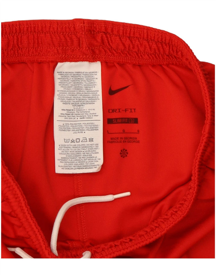Ανδρικό αθλητικό σορτς Nike Dri Fit Slim Fit μεγάλο κόκκινο πολυεστέρα