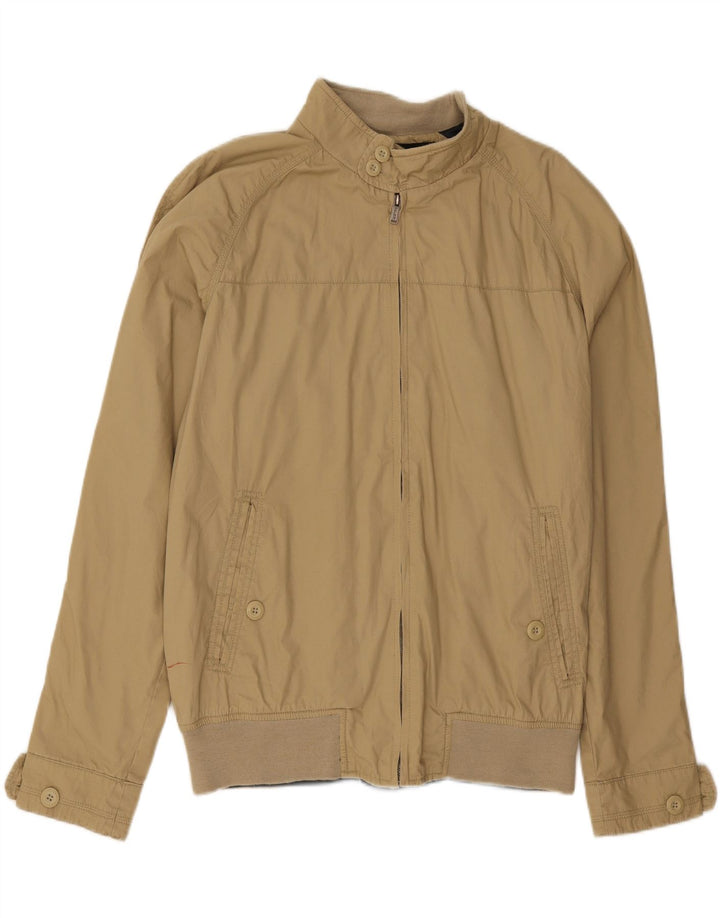 ZARA Mens Bomber Jacket UK 44 2XL Beige Cotton Vintage Zara and Second-Hand Zara from Messina Hembry 