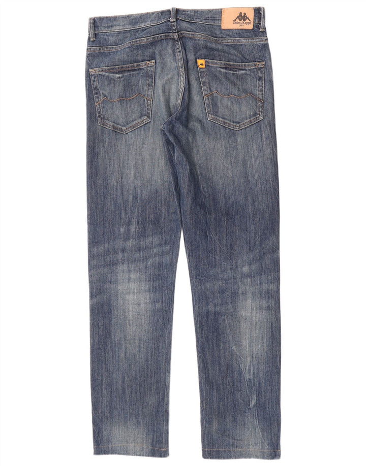 Ανδρικό τζιν Kappa Perfect Fit ίσιο W32 L31 Μπλε βαμβακερό