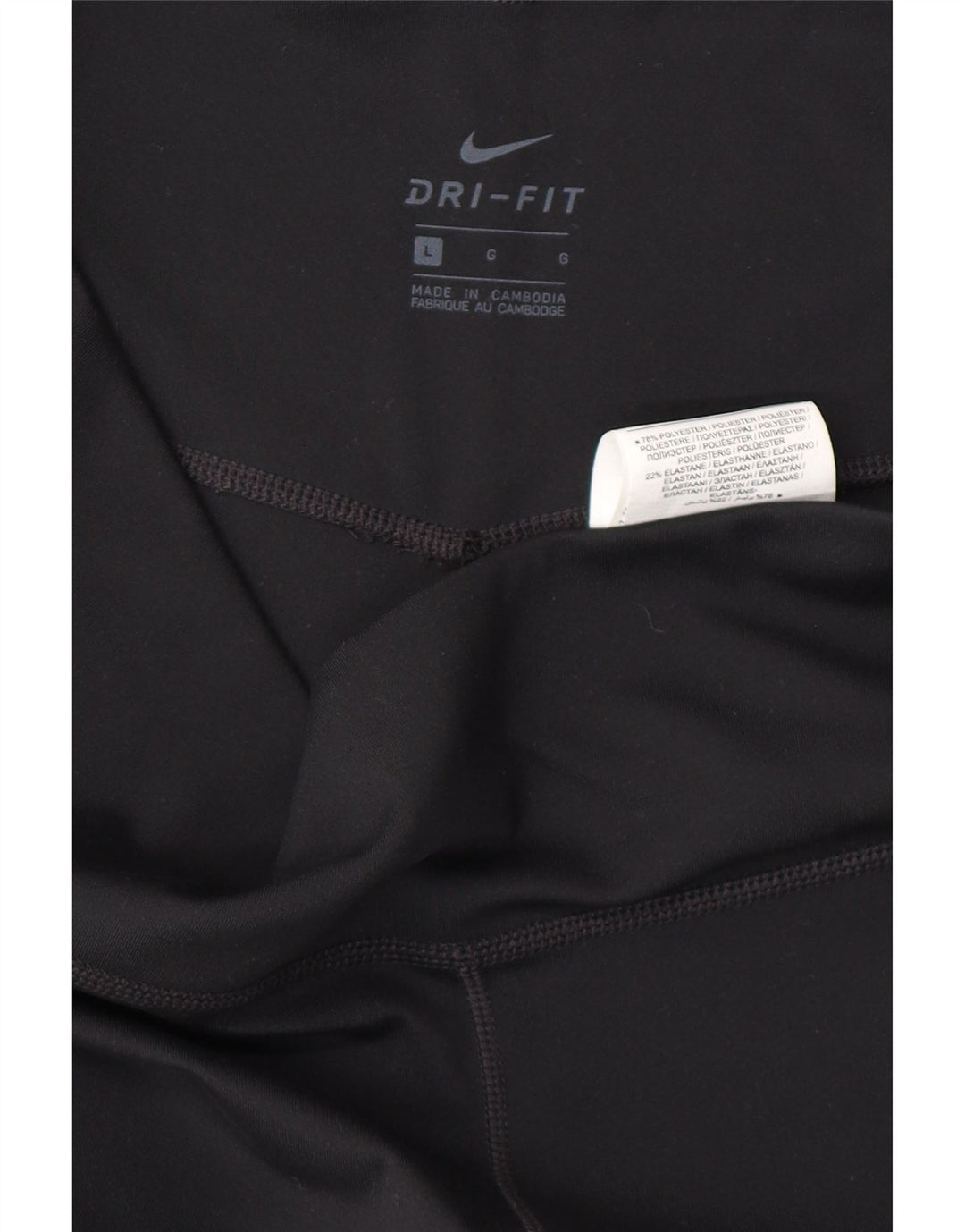 Γυναικεία κολάν NIKE Dri Fit Capri UK 14 Large Black Polyester