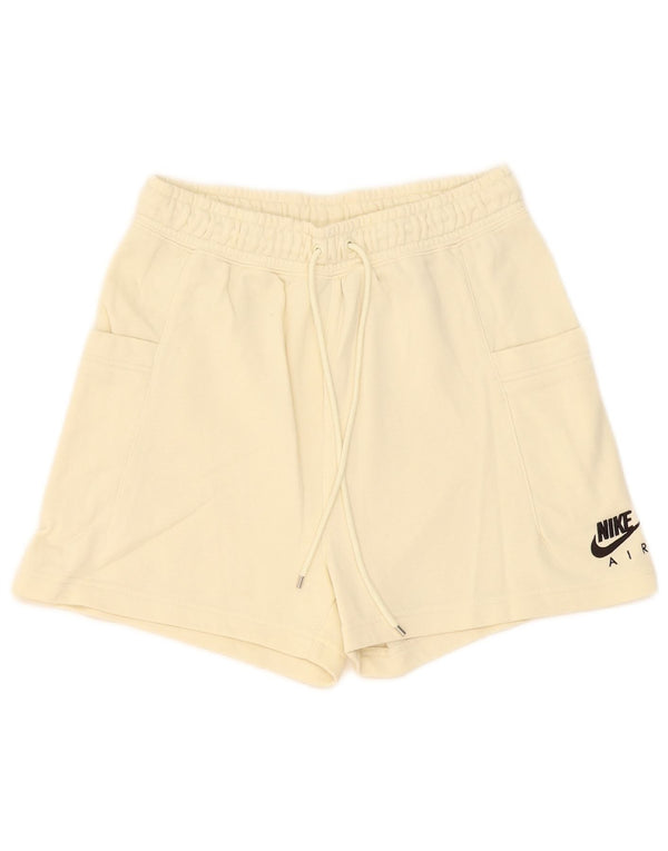 Γυναικείο αθλητικό σορτς Nike UK 8 μικρό μπεζ βαμβακερό