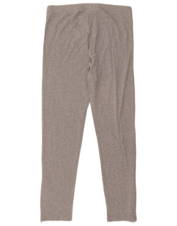 Champion Womens Heritage Fit leggings UK 18 XL Grey Cotton