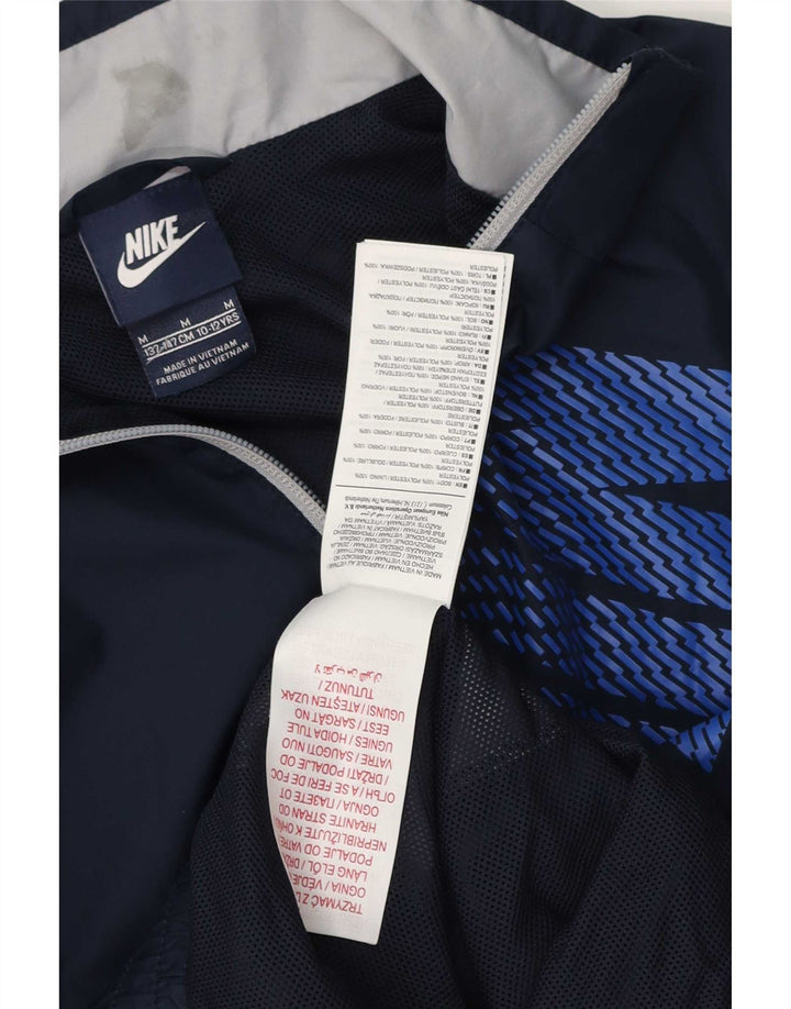 Μπουφάν Nike Boys αθλητική φόρμα 10-11 ετών Medium Navy Blue Colorblock