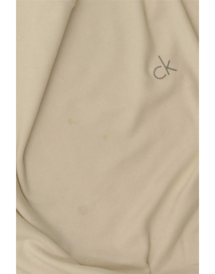 Ανδρικό τζιν Calvin Klein Μακρυμάνικο μεσαίο λευκό