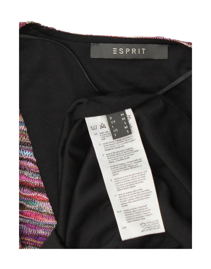 Γυναικείο αμάνικο φόρεμα Esprit UK 12 μεσαίο πολύχρωμο ριγέ