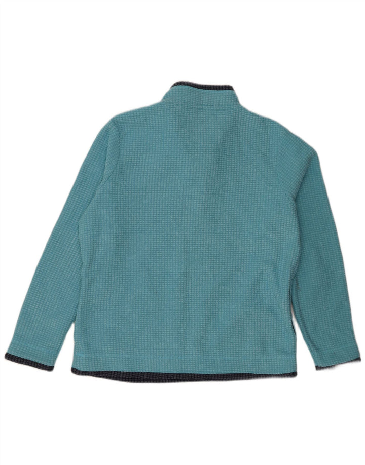 Weird Fish γυναικείο φερμουάρ Fleece Jumper UK 16 Large Blue Polyester
