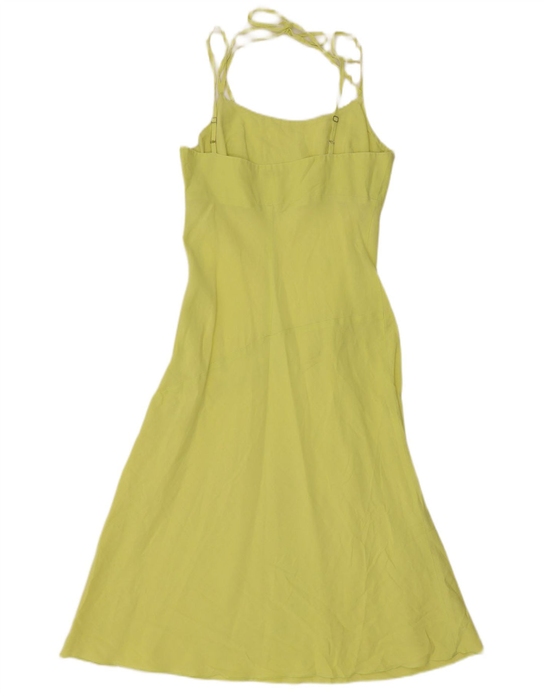 Benetton Womens Regular Sundress UK 12 Medium Yellow
