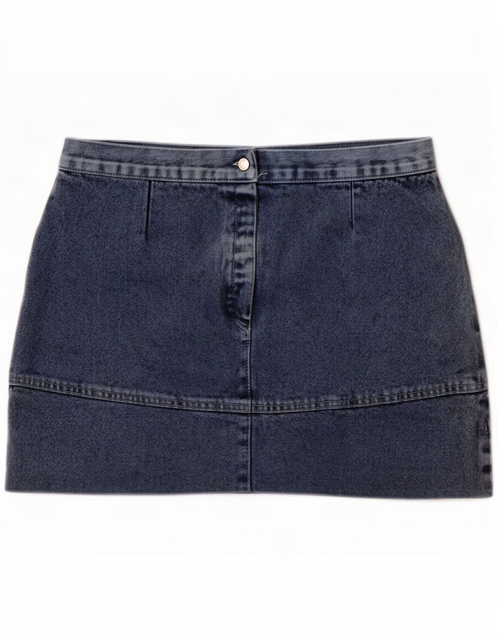 Vintage Γυναικεία Μίνι Τζιν Φούστα IT 44 Medium W30 Μπλε Βαμβακερή