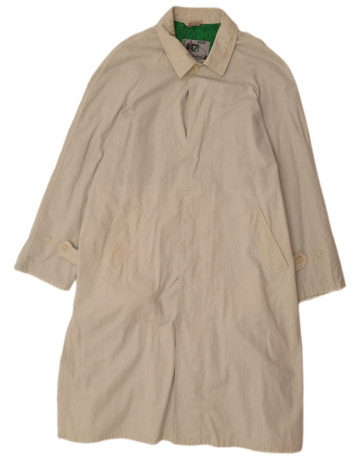 Stratos Ανδρικό Πανωφόρι UK 40 Large Beige Βαμβακερό