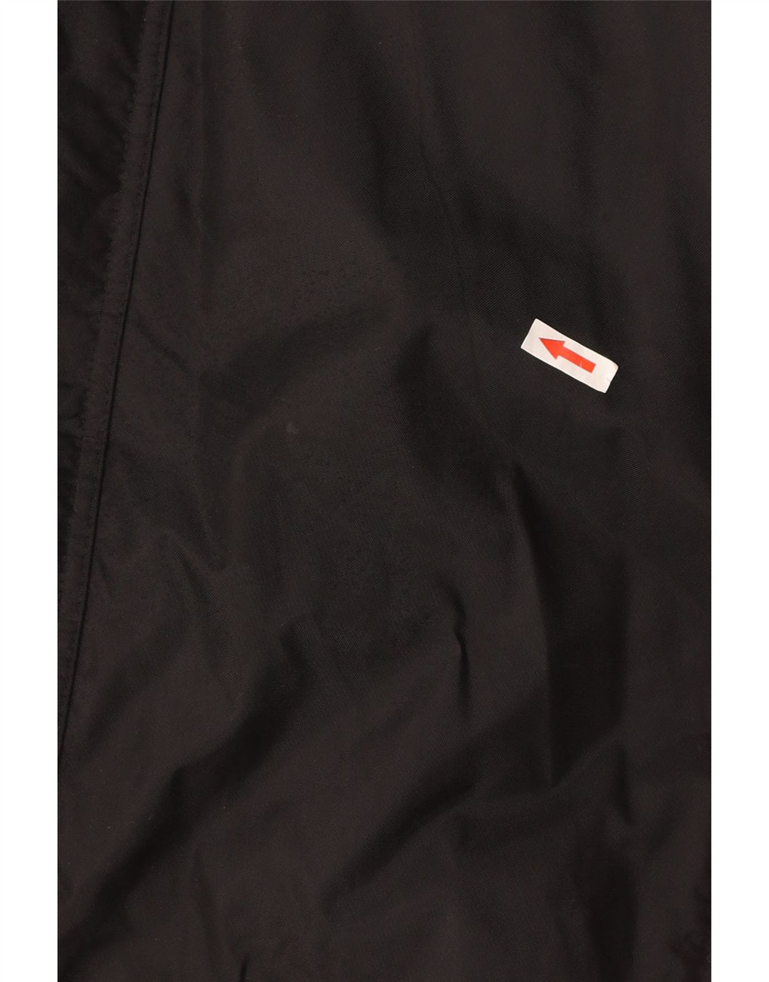 Ανδρικό παλτό ADIDAS Windbreaker UK 46/48 XL Μαύρο πολυαμίδιο