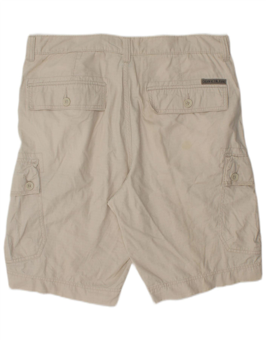 Ανδρικό σορτς Cargo Calvin Klein W34 Μεγάλο μπεζ βαμβακερό