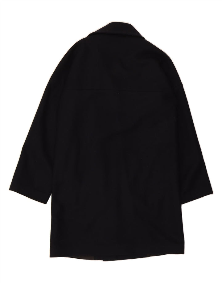 FARHI Womens Oversized Overcoat UK 10 Small Navy Blue Wool Vintage Farhi and Second-Hand Farhi from Messina Hembry 