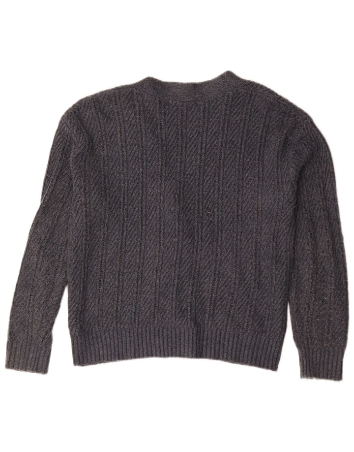 Marks & Spencer Γυναικεία ζακέτα υπερμεγέθη πουλόβερ UK 10 Small Grey