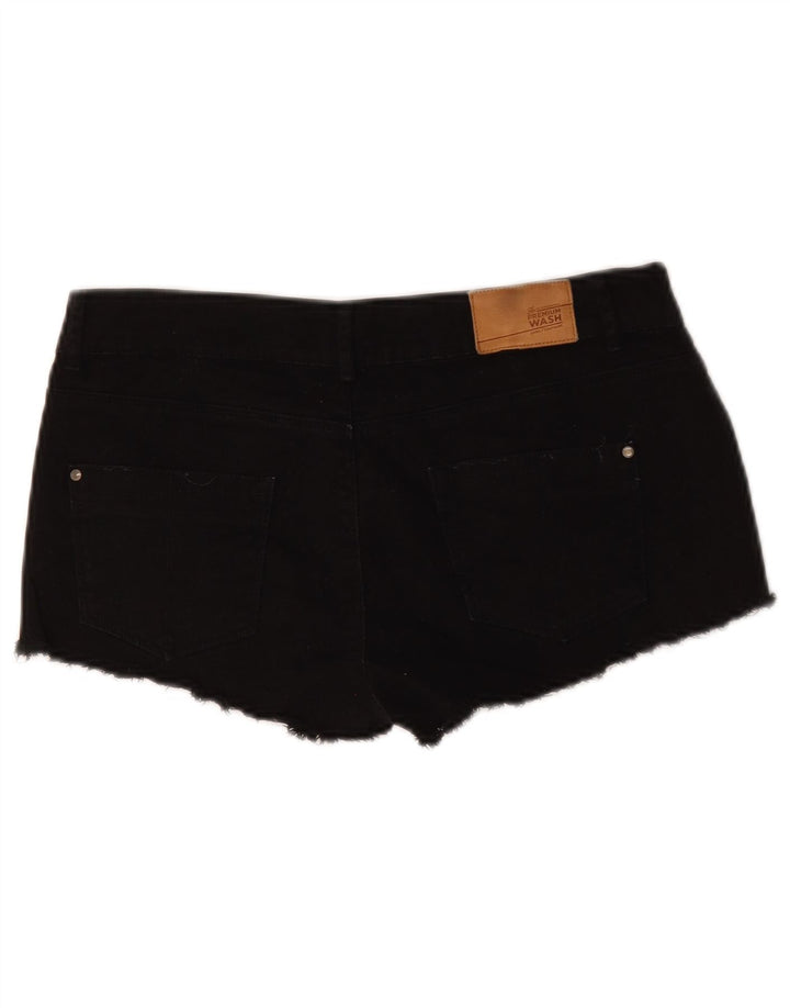 Zara Γυναικείο τζιν σορτς EU 38 Small W28 μαύρο