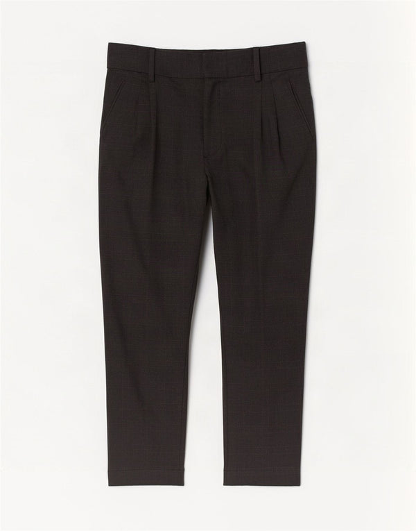 Zara Γυναικείο κομμένο παντελόνι με καρφίτσες Medium W28 L26 Grey Check