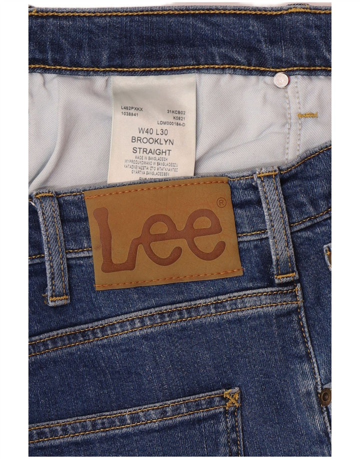 LEE Ανδρικό τζιν Brooklyn Straight W40 L30 Blue Cotton