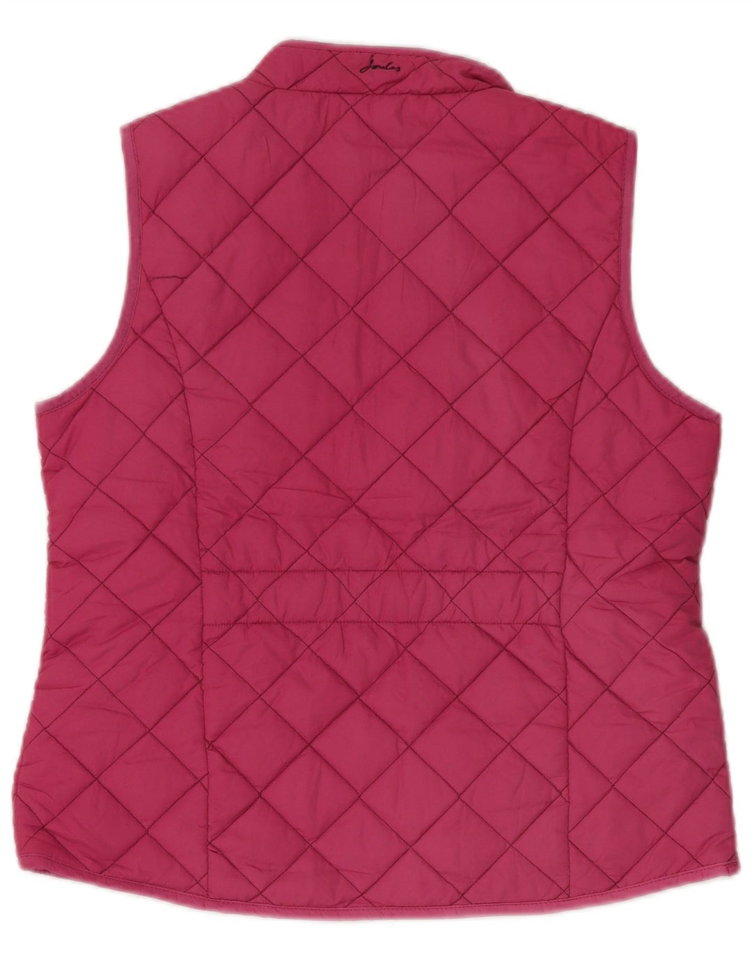 JOULES Γυναικείο Καπιτονέ Gilet UK 14 Μεγάλος Ροζ Πολυεστέρας