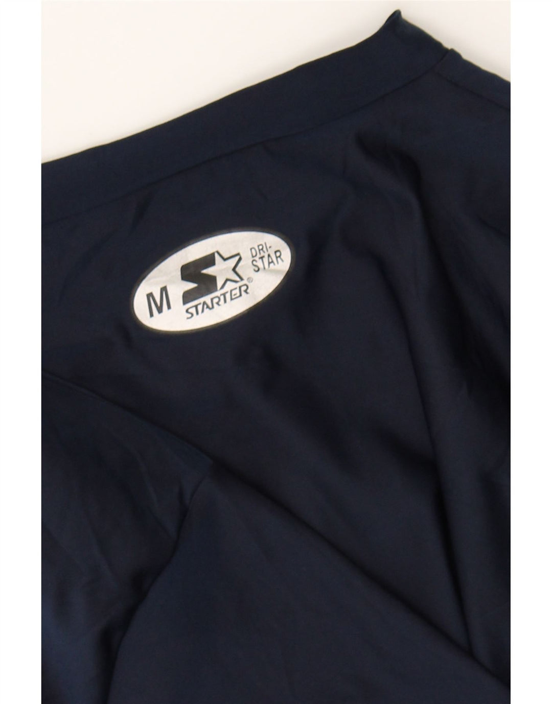STARTER Womens Top Long Sleeve UK 12 Medium Navy Blue Polyester Vintage Starter and Second-Hand Starter from Messina Hembry 