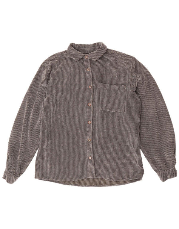 Ανδρικό κοτλέ πουκάμισο ZARA Relaxed Fit Medium Grey