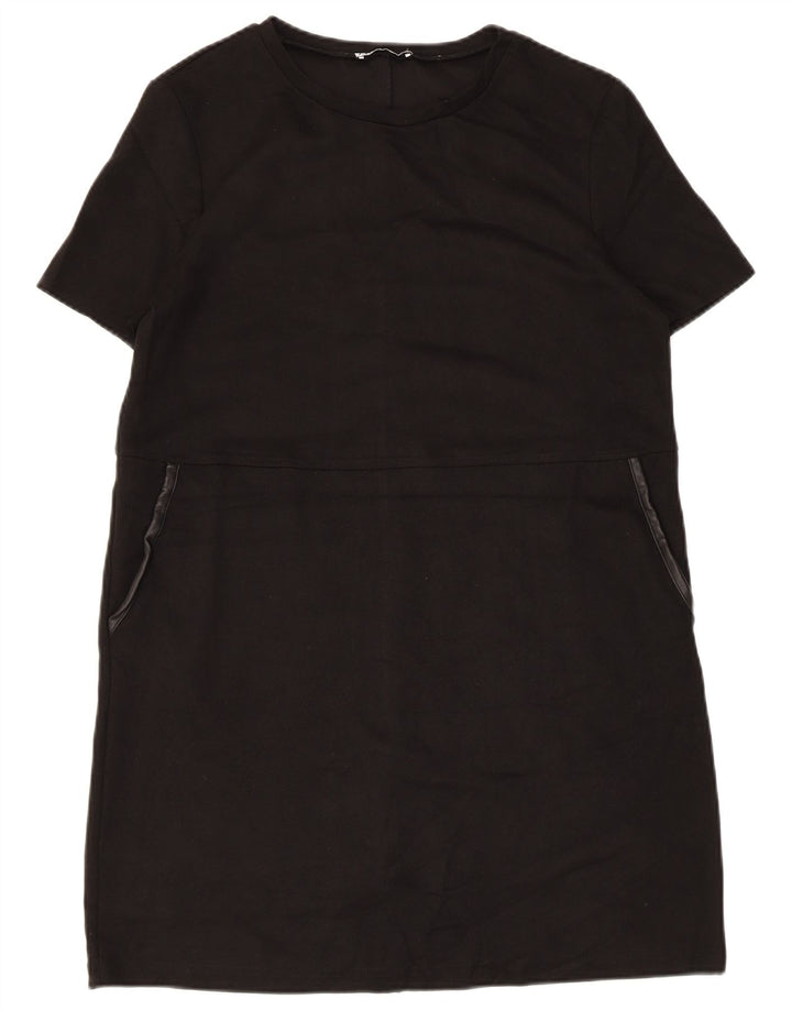 Zara Γυναικείο Φόρεμα Shift UK 14 Μεσαίο Μαύρο